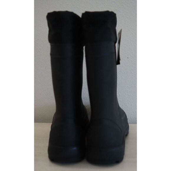 Kamik Men\'s Sz 6 Women\'s 7.5 Black Waterproof Insulated Rubber Rain/Snow Boots